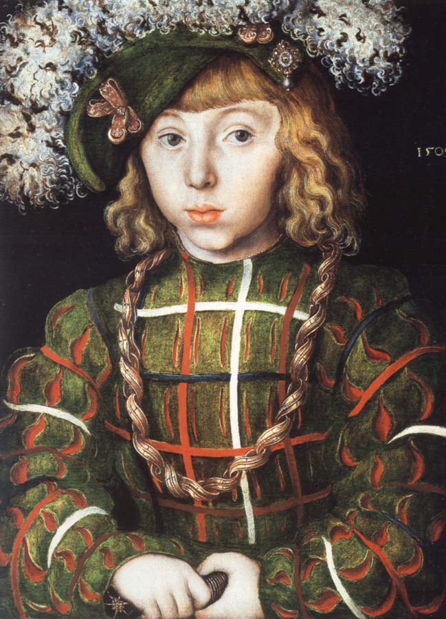 CRANACH, Lucas the Elder Portrait of Johann Friedrich the Magnanimous at the Age of Six